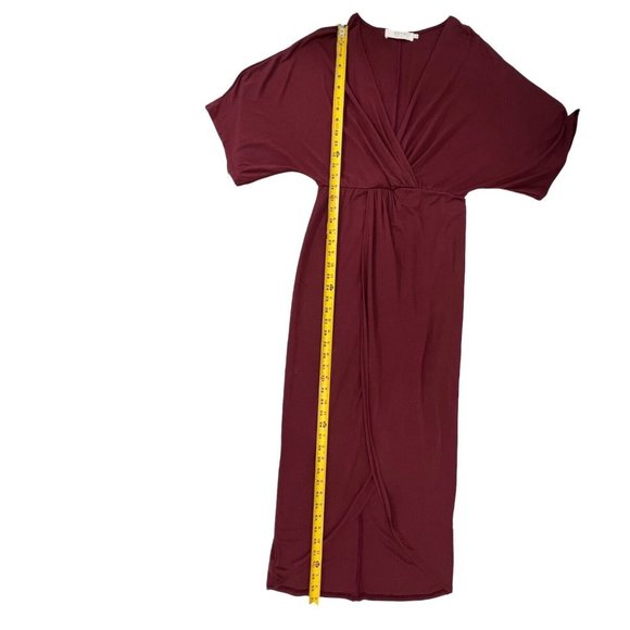 ASTR The Label Womens Burgundy Maxi Dress Size Medium - Picture 8 of 9